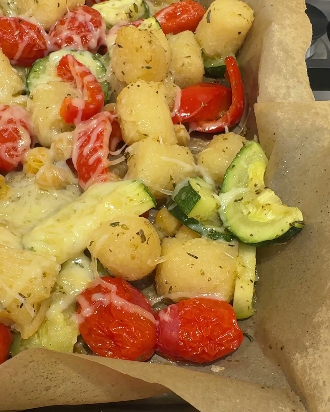 Sheet Pan Gnocchi with Veggies